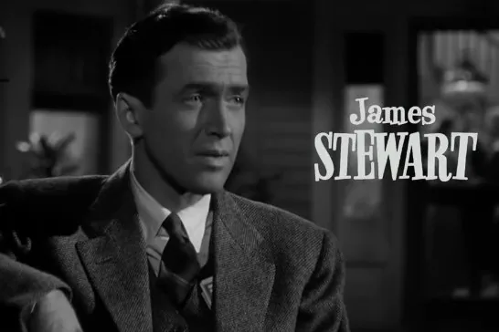 James Stewart en los créditos de '¡Qué bello es vivir!' (1946) (CVB, Wikimedia Commons, CC BY 4.0)