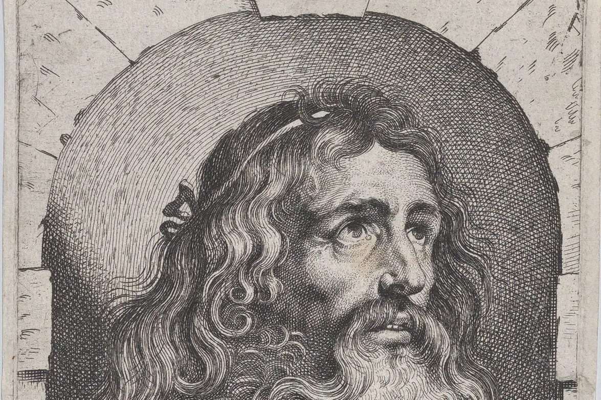 Platón, grabado de Lucas Vorsterman a partir de un dibujo de Peter Paul Rubens, 'Plato, Aristonis F.' (The Metropolitan Museum of Art, dominio público)
