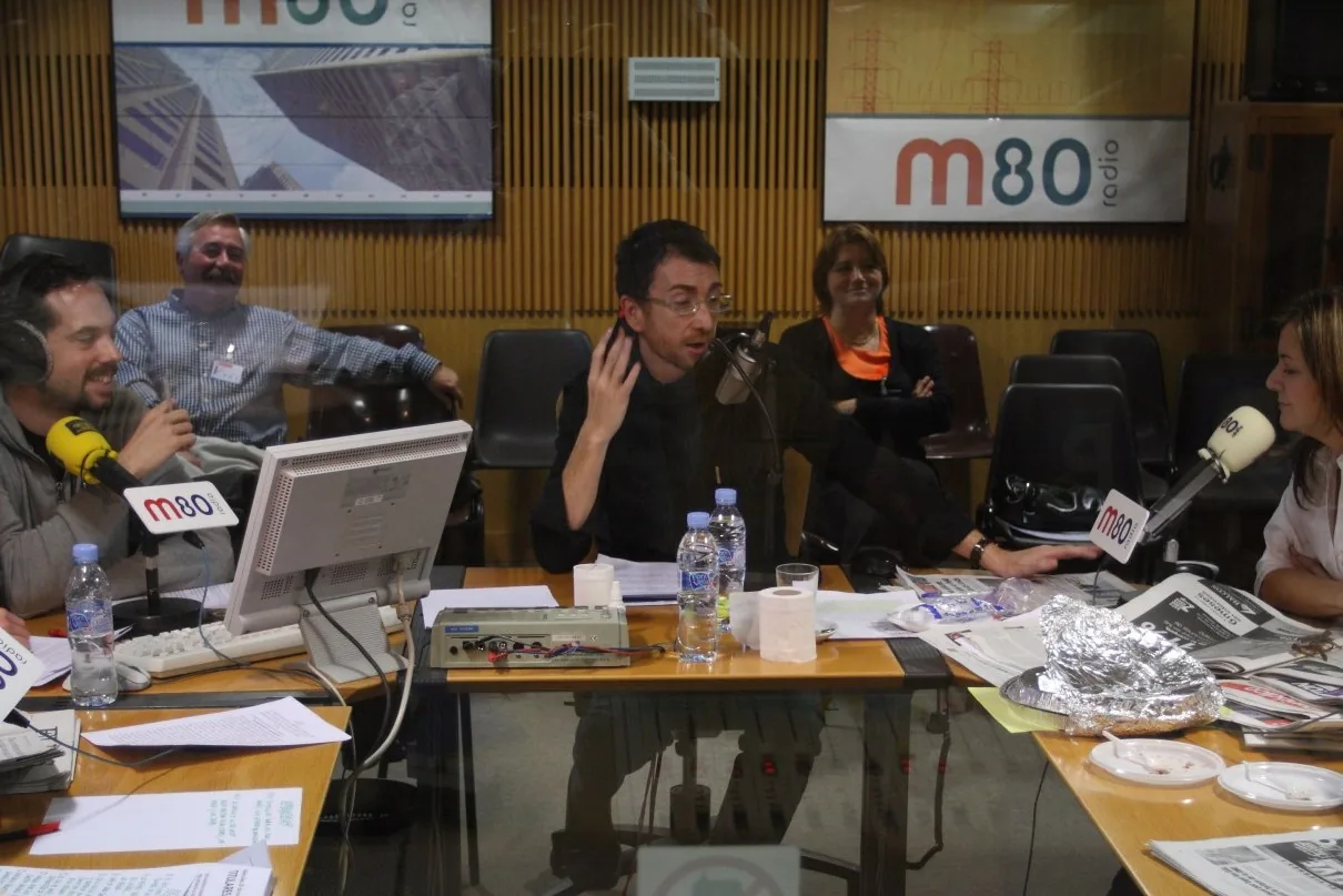Pablo Motos, presentador de 'El Hormiguero', durante una intervención radiofónica (Malopez 21, Wikimedia Commons, CC BY-SA 4.0)