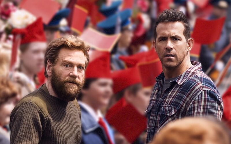 Ryan Reynolds y Kenneth Branagh en 'Mayday' (Apple TV+, material de prensa oficial)