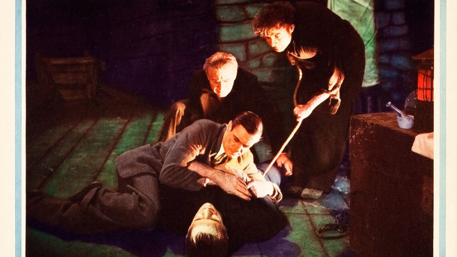 Boris Karloff y Colin Clive en Frankenstein (1931)
