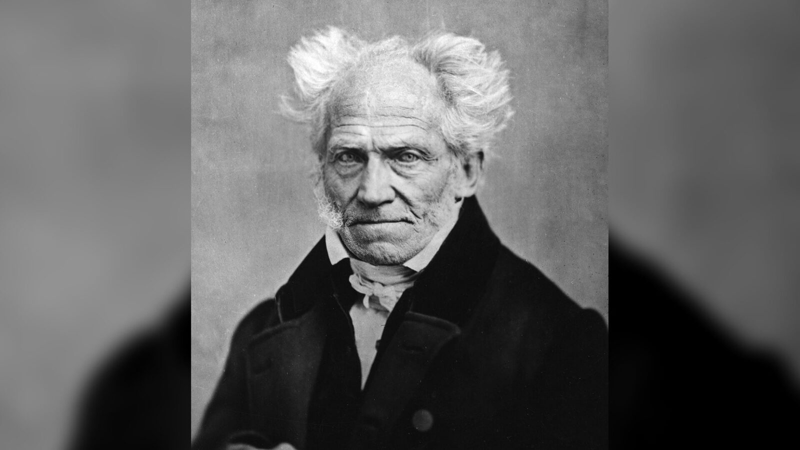 Arthur Schopenhauer fotografiado por Johann Schafer, 1859